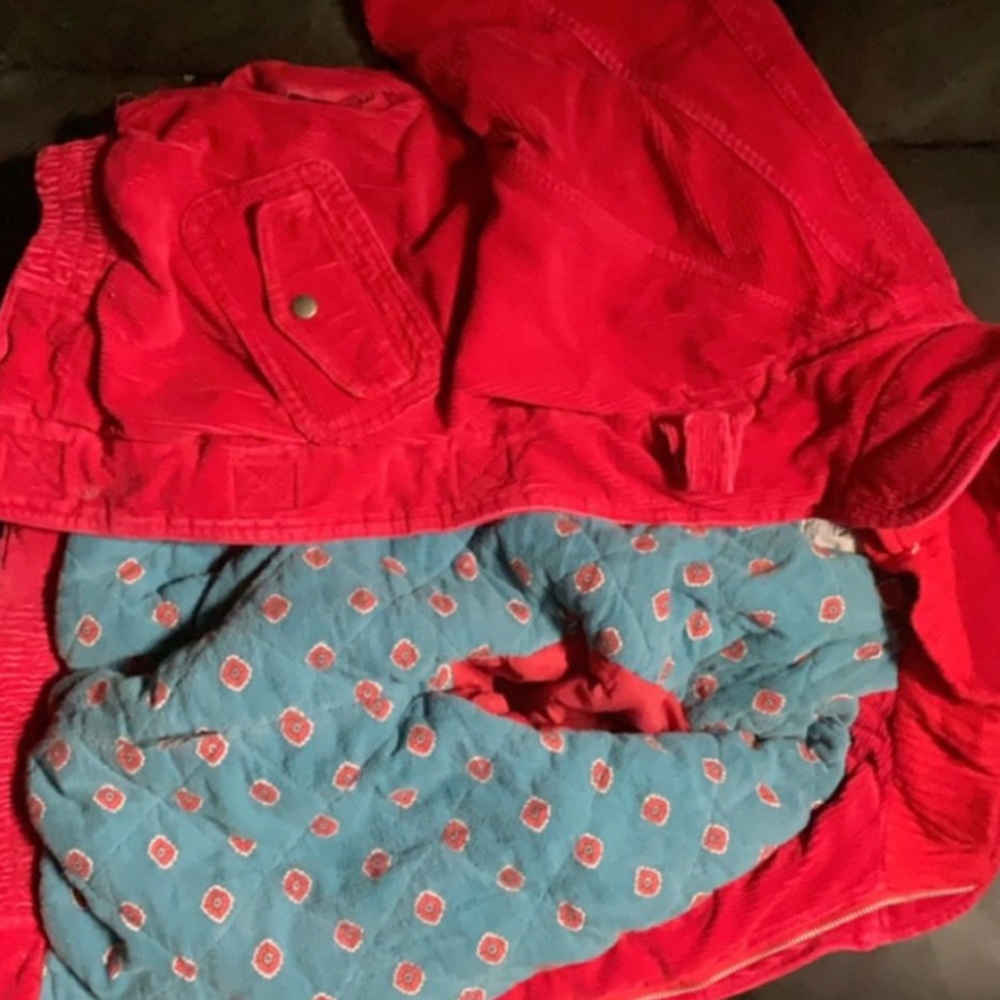 vintage red jacket